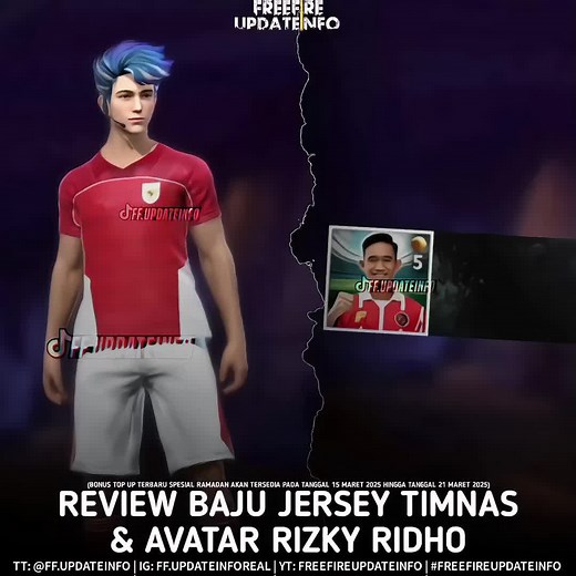 Review Bundle & Avatar FF X Timnas Indonesia