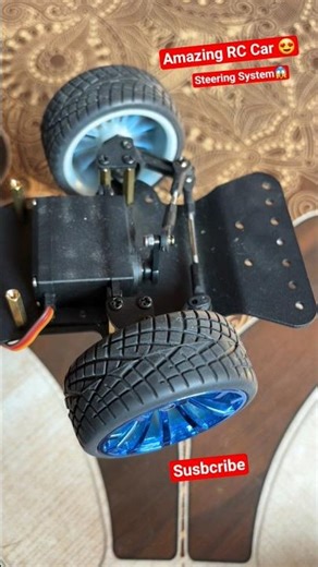 Servo Motor Steering System For Rc Car 😱 Making Steering Rc car #servocontrol #rccar #shorts