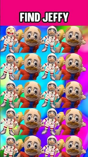 Find The SML Character Hidden of Amazing Image Cutouts | Jeffy, Marvin, Cody #shorts #jeffy