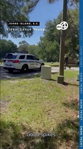 SHOCKING: Spike strips used to to end chase in Charleston County