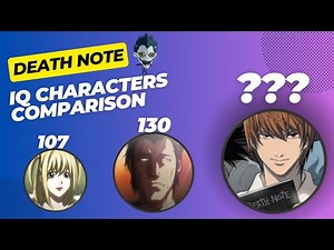 Death Note IQ Comparison - Who's the smartest?