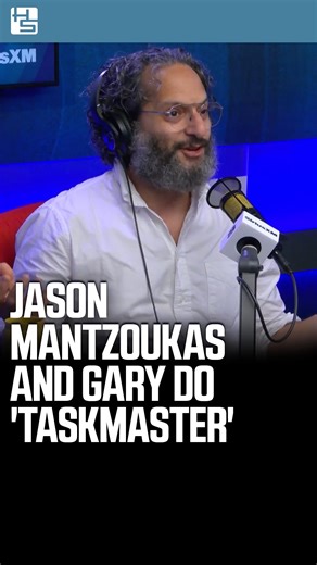 Howard Stern Show | #Taskmaster contestant Jason Mantzoukas judges #WrapUpShow co-host Gary Dell’Abate’s attempt at completing a task of his own. | Instagram