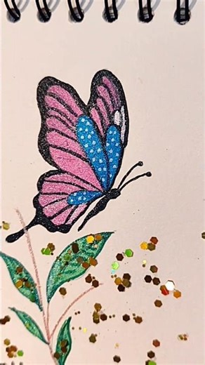 Easy Butterfly Drawing | Simple Art for Beginners #simpleart #easydrawing #artforbeginners