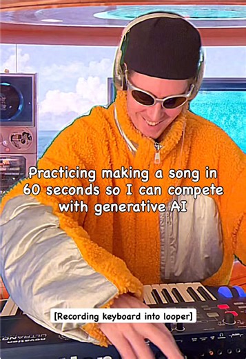 3D printing a Grammy later Uncle Derrick said ‘use generative AI to spit out sports scores and see if people find that an equal replacement for watching the Super Bowl’ Like, yea you could train your whole life to be an exceptional athlete, push the bounds of human ability, compete with all your heart and still risk loosing. OR you could just have the AI give you the final score. I maybe just don’t understand it right. It can’t really be that people are just ordering a song to the computer and t