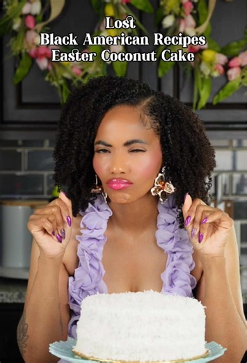 This episode of Lost Black American Recipes revives a fading Easter tradition. Coconut cake was a staple on many Black Easter tables after church alongside baked ham, deviled eggs, potato salad, greens, and macaroni and cheese. 🥥 Classic Southern Coconut Cake Ingredients Cake 2½ cups all-purpose flour (315 g) 2½ teaspoons baking powder (10 g) ½ teaspoon salt (3 g) 1 cup unsalted butter, softened (226 g) 2 cups sugar (400 g) 4 large eggs, separated 1 cup whole milk (240 ml) 1 teaspoon vanilla ex