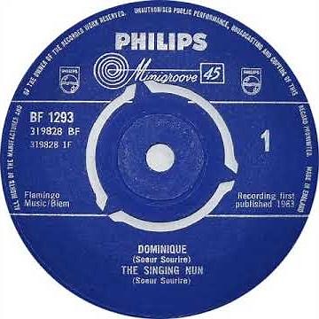 UK New Entry 1963 (256) The Singing Nun (Soeur Sourire) - Dominique
