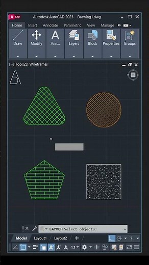 Match Layer - AutoCAD Tutorial #architecture #autocad