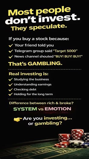 Are You Investing or Gambling? 🤯 Stock Market Truth