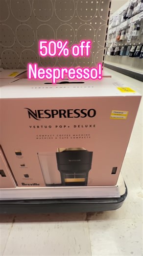 Target Deal Sisters on Instagram: "50% off Nespresso at Target! 🎯 In store only! #target #nespresso #clearance"