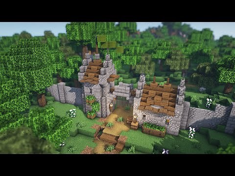 Minecraft | How To Build A Medieval Gatehouse Tutorial