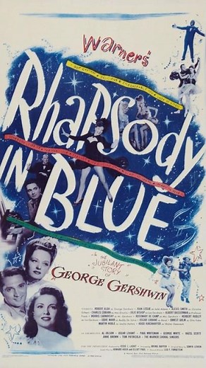 Rhapsody In Blue 1945 - Rhapsody In Blue by Leonard Bernstein ( George Gershwin ) #filmmusic