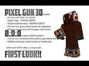 Pixel Gun 3D 8.0.0 Update FIRST LOOK/REVIEW!!