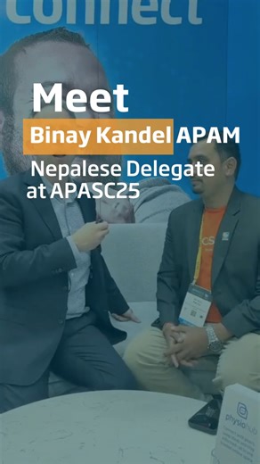 Conferences are an important way to connect physios from around the world to share ideas and bond across borders. Binay Kandel APAM had the pleasure of coming along to APASC25 as a Nepalese bursary, and spent time meeting physiotherapist colleagues. He is set to start his PhD in Australia, looking into the feasibility of the GLA:D program in his home country of Nepal. The APA continues to strengthen global connections to advance physiotherapy for all 🌏 NEPTA-Nepal Physiotherapy Association | Au