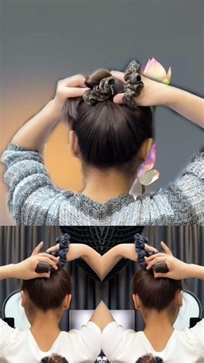 Elegant Hair Bun Tutorial 💖 | Easy & Beautiful Bun Hairstyle