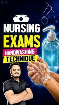 7 Steps of Handwashing Technique 🧼 | Nursing Exams #shorts #nursing #bscnursingstudent #viralshorts