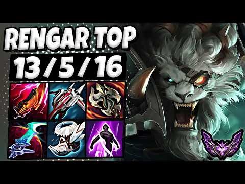 Rengar vs Sion TOP [ TripleKill ] Korea Master Patch 25.19 ✅