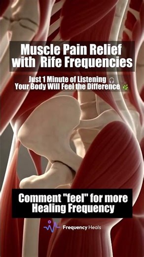 Muscle Pain Relief Frequency | Relaxing Rife Sound Therapy