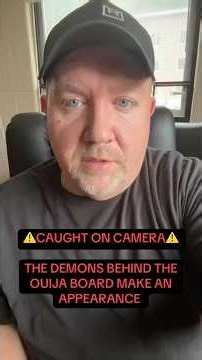 Caught On Camera: Ouija Boards Are Evil