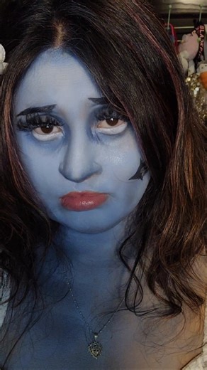 CORPSE BRIDE MAKEUP LOOK #corpsebride #emilie #halloween #halloweenmakeup #makeup #shorts