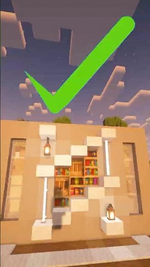 Das beste Bücherregal in Minecraft! #minecrafttutorial #bücherregal #cool #einfach #schnell #schön