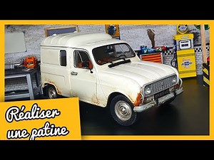 Réaliser une patine légère sur une voiture miniature (Tuto 3)