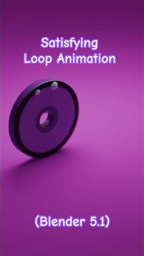 Satisfying Loop Animation! #blender #3dart #animation #beginner #render #lofi
