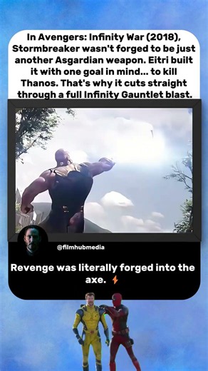 Avengers: Infinity War (2018) Stormbreaker Was Built to Kill Thanos ⚡