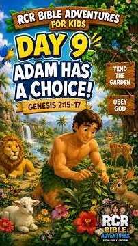 GOD GIVES ADAM A JOB AND A CHOICE