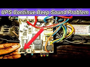 UPS Continue Beep Sound problem solve | how to repair ups?