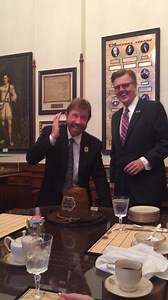 456K views · 1.6K shares | Gena and I helping to celebrate Texas Lt. Governor Dan Patrick's birthday yesterday at the Texas State Capitol. The Senate recognized Gena and I on the Senate floor and then they honored me as an Official Texan. Thank you Texas! | Chuck Norris | Facebook