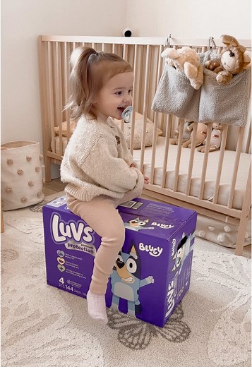 #LuvsPartner #ad I’m partnering with @luvscanada to let you know that their affordable Luvs Platinum Protection diapers are now available in Canada. With a fun Bluey design diaper changes easier and more enjoyable for little ones. With up to 12 hour leak protection. They are hypoallergenic and free from parabens and latex. You can find them at Real Canadian Superstore ☺️ Try now — love them or get your money back guaranteed*. *Terms and conditions apply #LovingLuvs