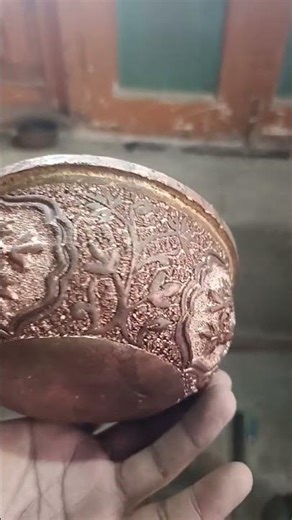 Goshtab Cavli Carving copper new design No.1 trending product in Kashmir #arts #kashmir #beautiful