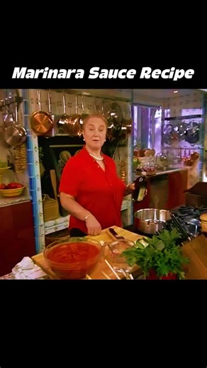 Authentic Marinara Sauce Recipe by Lidia Bastianich