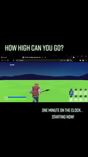 Build to the Sky in 1v1 LOL Gaming Challenge