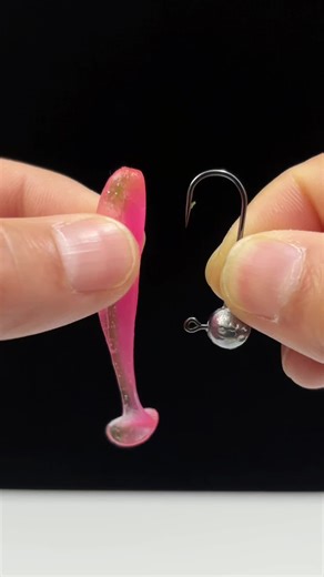 路亞釣魚🎣鉛頭鈎T尾假餌掛法 | Needle Fish