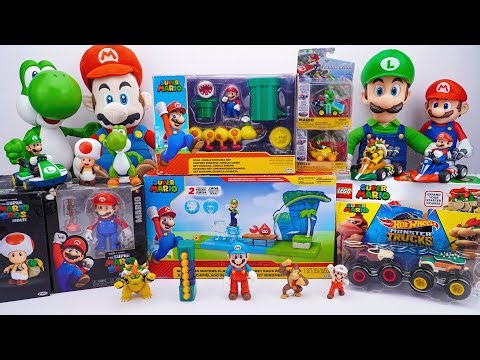 Super Mario Toys Unboxing Review ASMR 🐾 Mario, Luigi, Bowser, Yoshi, Toad & Donkey Kong
