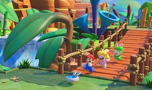 World 4 - Boss Fight - Bowser's Castle - Mario   Rabbids Kingdom Battle Walkthrough