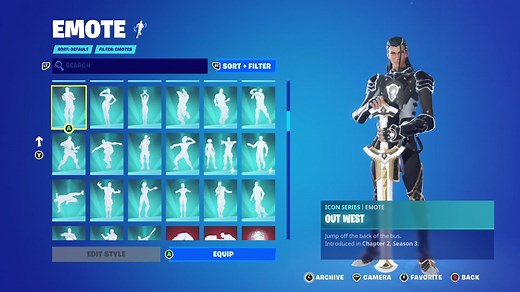 Out West Fortnite Dance | Video Game Emote Compilation