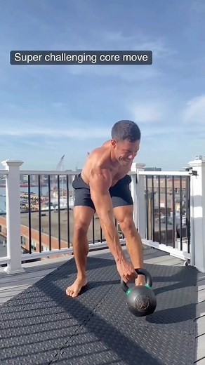 Primal.Methods on Instagram: "STANDING AROUND THE WORLD STOPS🔥 • @cameronahouse #core #coreworkout #kettlebellcore #kettlebellworkout #primalmethods"