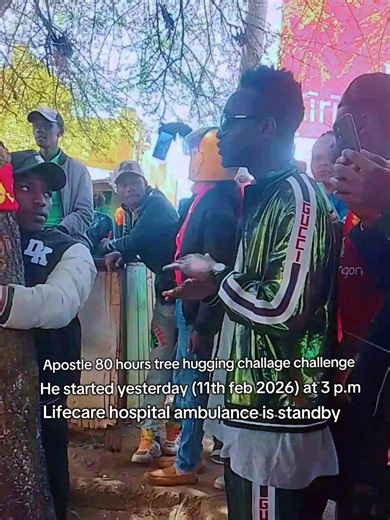 Apostle's 80-Hour Tree Hugging Challenge for Cancer Awareness
