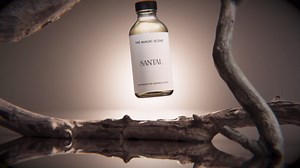 The Magic Scent Santal Diffuser Oil - Fragrance Oil Scent - Cold-Air & Ultrasonic Santal Essential Oil - Aroma Diffuser Oils Scents for Home - Sandalwood, Musk & Cardamom - 16.9 fl oz, 500 mL