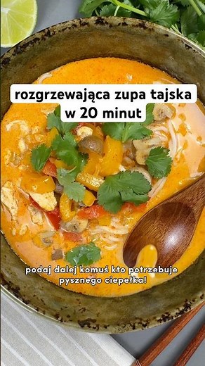 Zupa tajska z kurczakiem w 20 minut