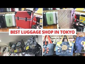 [Shopping Guide] This is Where to Get the Best Luggage in Tokyo | Luggage Shopping in Tokyo
