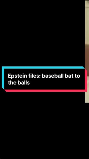 Raresh on Instagram: "Video from the Epstein files showing a girl (probably minor) hitting a man (probably Epstein) in the balls with a baseball bat #epstein #epsteinfiles #fyp #foryou #foryoupage"