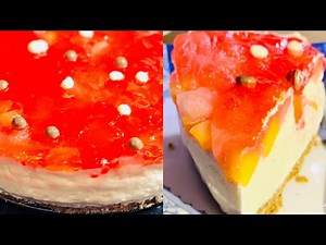 The Best And Easiest Way To Make Creamy Jello Cheese Cake/No bake Jello Cheese Cake Recipe