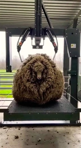 High-Speed Robot Gives Sheep an EXPLOSIVE Haircut! 💥🐑 #shorts