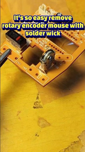 it's so easy remove rotary encoder mouse