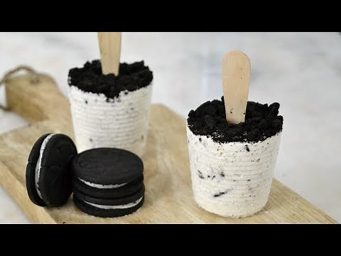 Helados de Oreo caseros super fáciles ¡Cremosos y deliciosos!