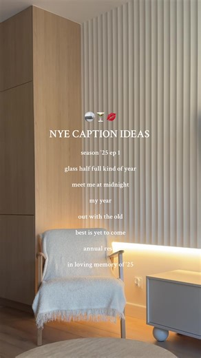 New Year’s Eve caption ideas 🪩🍸💋 #captionideas #newyears | New Years Eve Captions