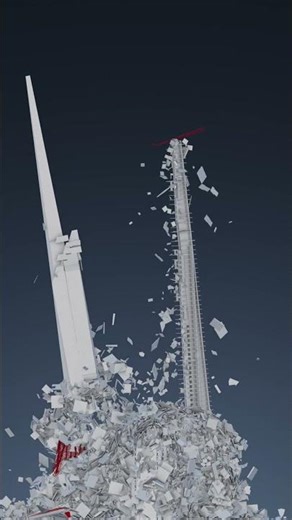Jeddah Tower Collapse Simulation